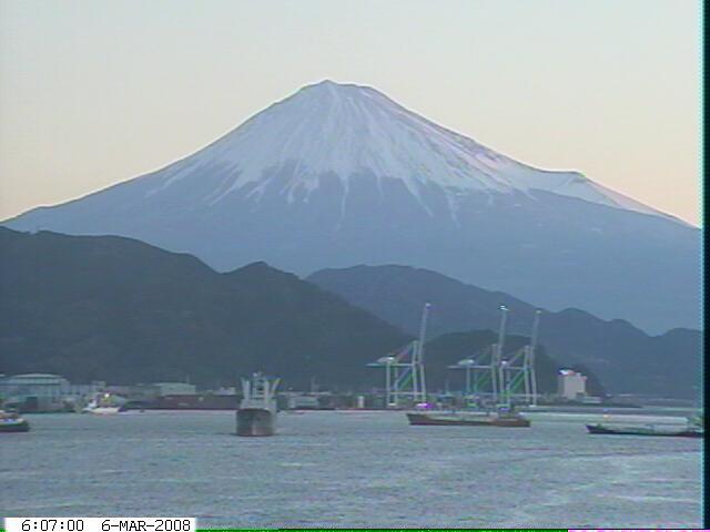 写真：清水から望む富士山