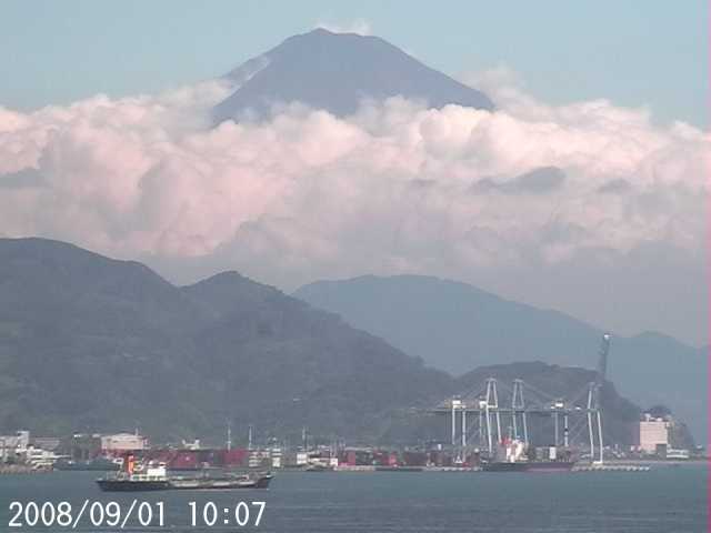 写真：清水から望む富士山