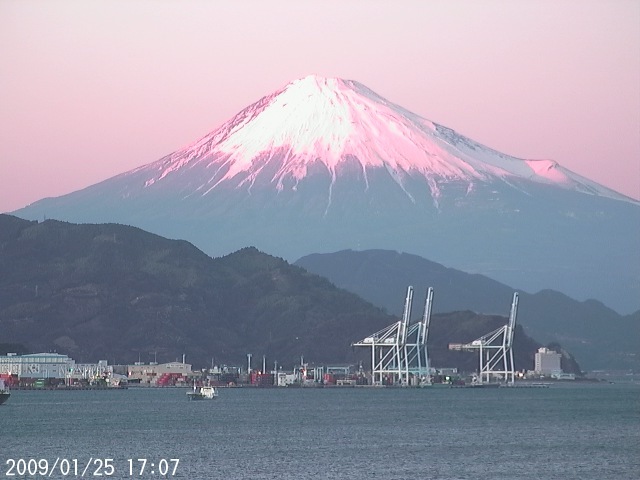 写真：清水から望む富士山