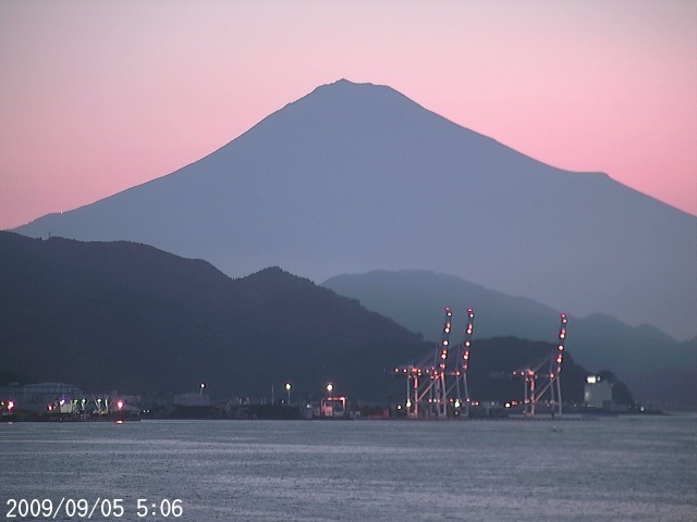 写真：清水から望む富士山