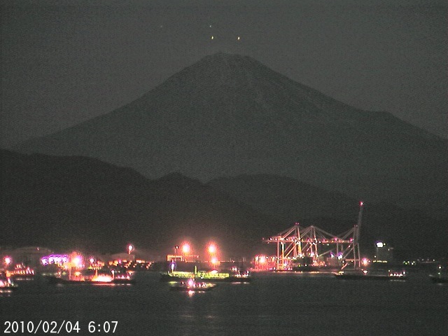 写真：清水から望む富士山