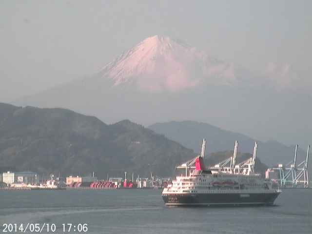 写真：清水から望む富士山