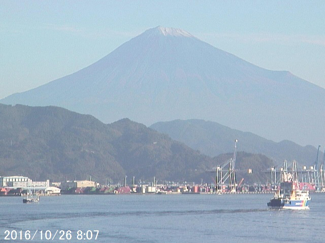 写真：清水から望む富士山