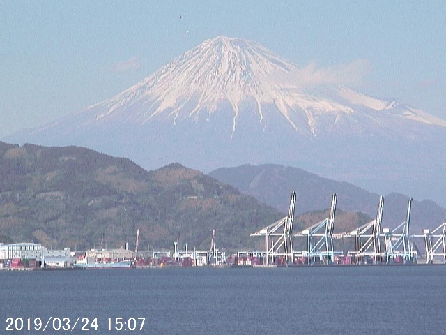 写真：清水から望む富士山