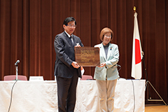 写真：選定式の様子