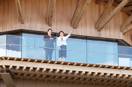 写真：知事と小沼さん