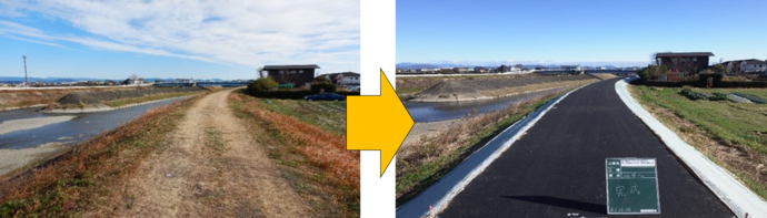 二級河川馬込川:浜松市