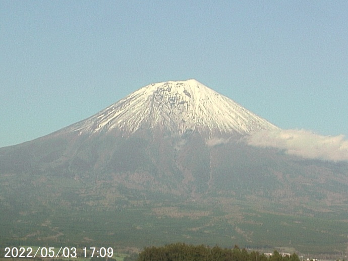 写真：富士宮から望む富士山