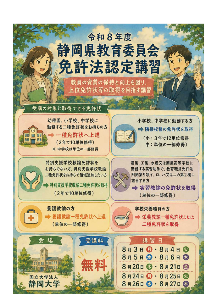 認定講習ポスター