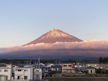 写真：学校から見た富士山