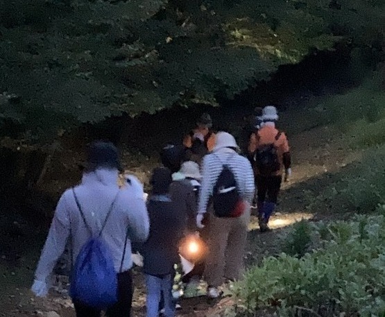 夜間ハイキング