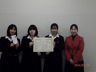 写真:島田高等学校の受賞者の皆さん