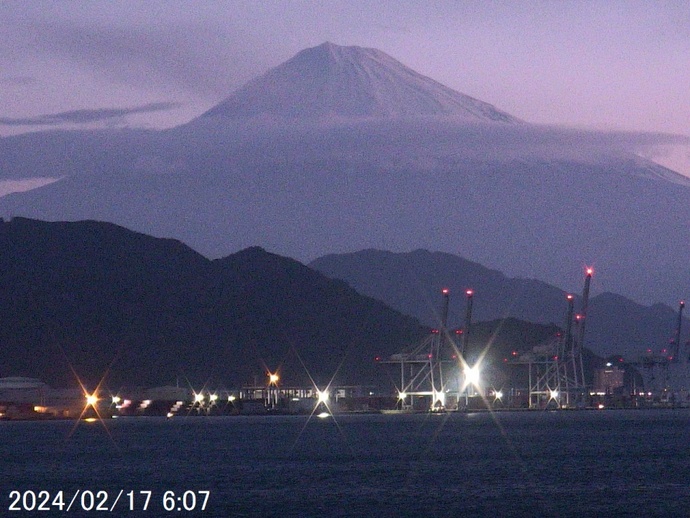 写真：清水から望む富士山