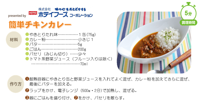簡単チキンカレー