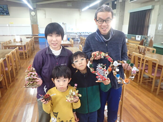 クリスマスリース作り