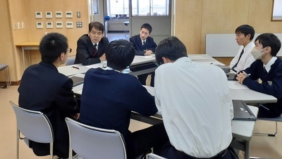 写真:高校出前講座