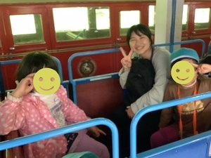 遠足・みんなで汽車に乗ったよ