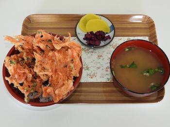 写真:桜えびのかき揚げ丼