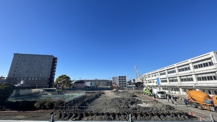 現状工事中の写真