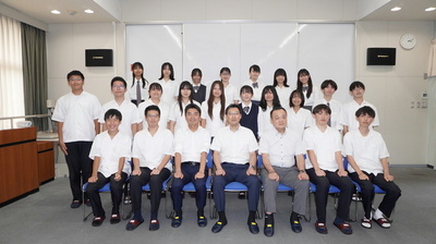 写真：静岡北高校集合写真