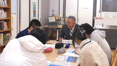 写真：沼津工業高校定時制出前講座の様子
