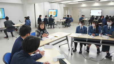 写真：星陵高校出前講座の様子