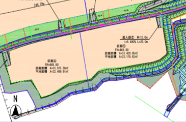 産業団地区画図
