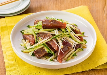ノンオイルごまと香味野菜で！ かつおのさっぱりサラダ（副菜）（外部リンク・新しいウィンドウで開きます）