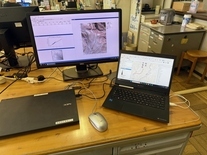 事務所に専用PCが配備