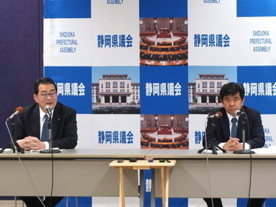 令和7年度正副議長就任記者会見