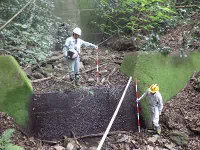治山施設の点検状況
