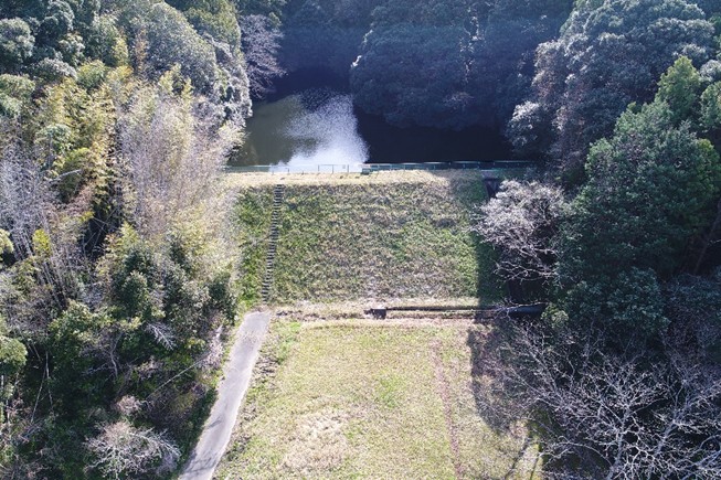 国木の谷池 工事着手前の写真