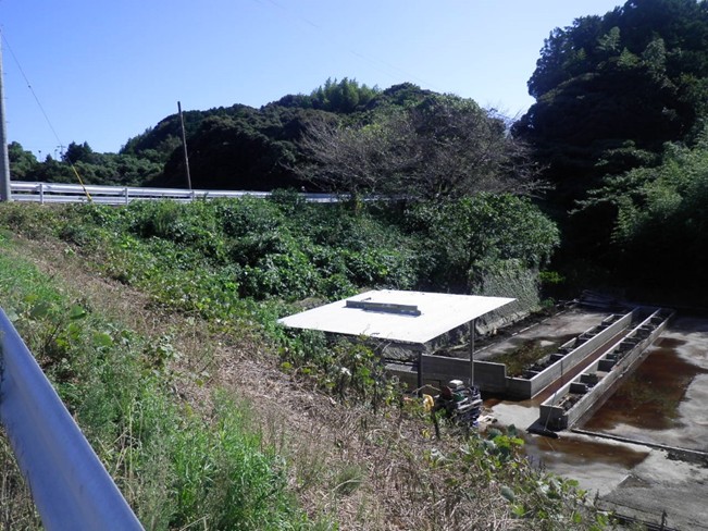 塩ノ段池の工事着手前