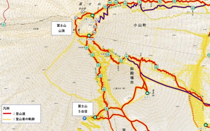 富士山周辺地図