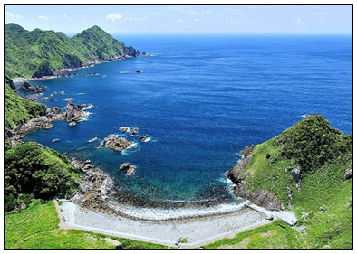 写真1　吉田海岸全景（海岸側）