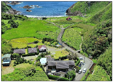 写真2　吉田海岸全景（後背地）