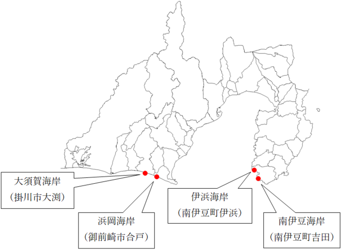 図1　農地海岸位置図