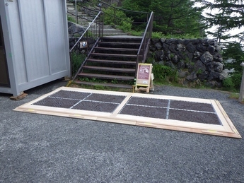富士宮口五合目バス降車場付近