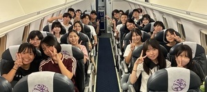 機内での1枚