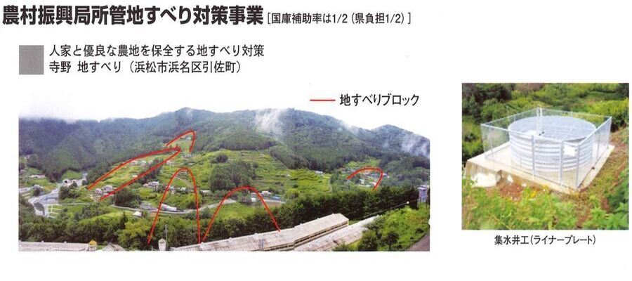 農村振興局所管地すべり対策事業