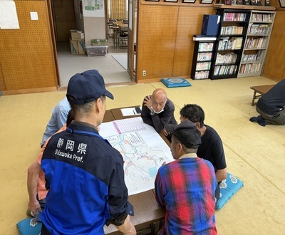 土砂災害・全国防災訓練の様子
