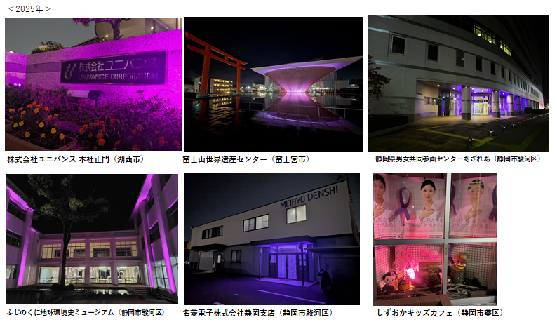 2025パープルライトアップ写真