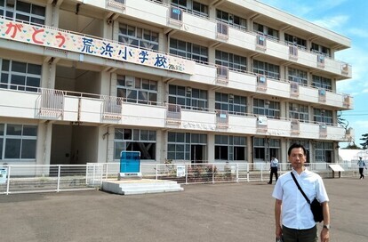 震災遺構「荒浜小学校」