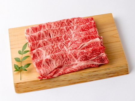 写真：峯野牛 上ロースすき焼き肉 300g