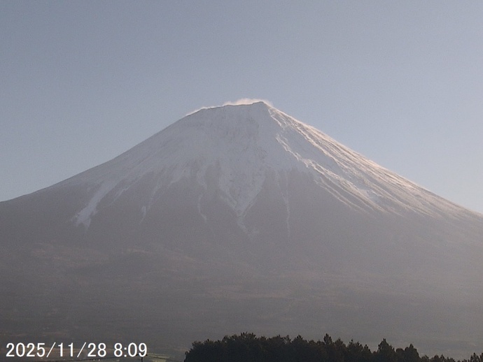 写真：富士宮から望む富士山