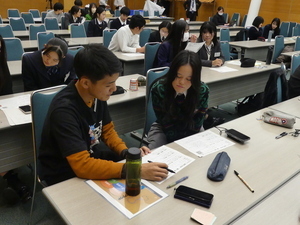 ペアワークの様子