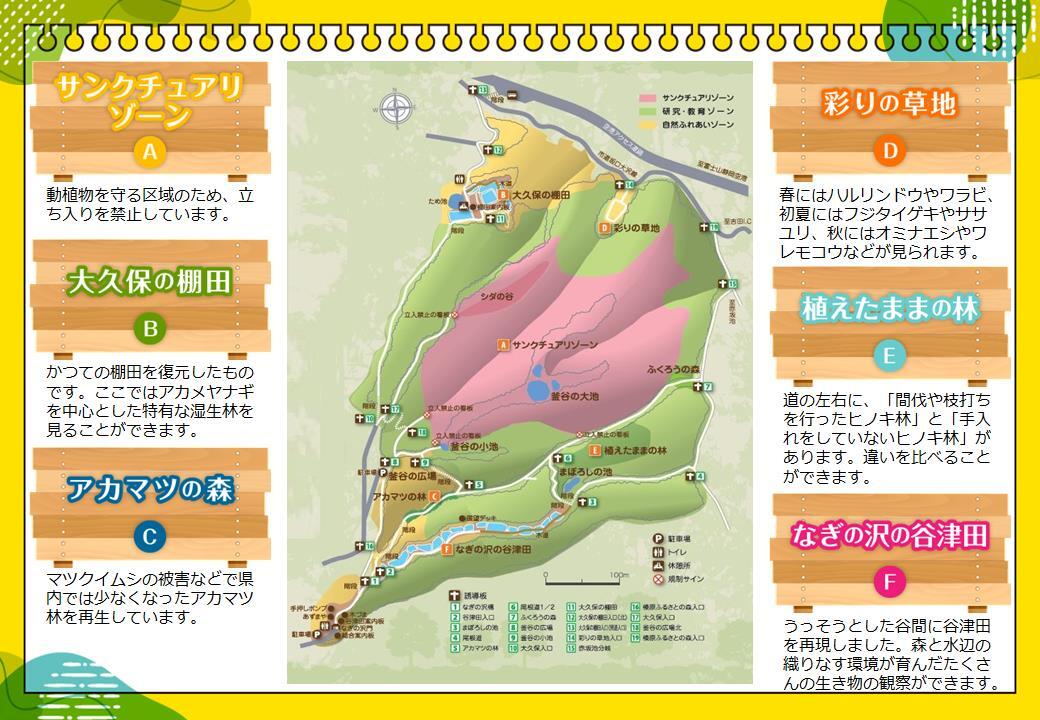 榛原ふるさとの森地図