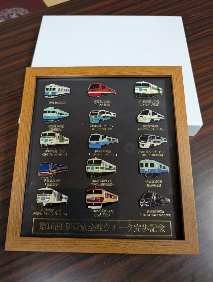 完歩記念品の写真