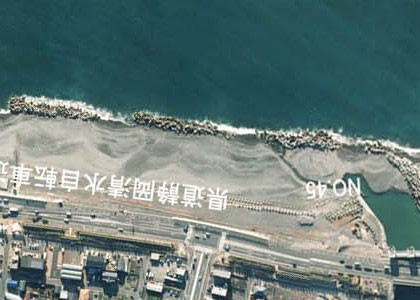 大谷の航空写真