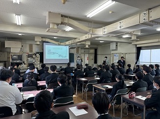 優秀技能者出前授業(掛川工業高校)風景1
